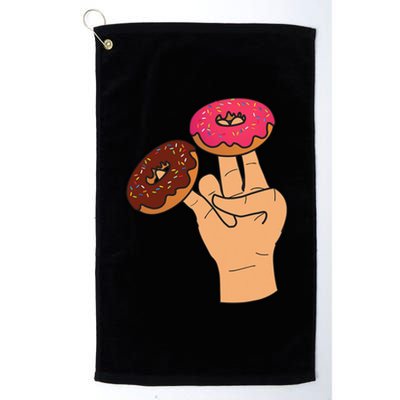 2 In The Pink 1 In The Stink Dirty Humor Donut Platinum Collection Golf Towel