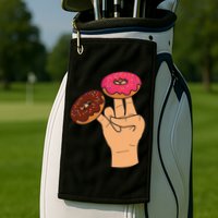 2 In The Pink 1 In The Stink Dirty Humor Donut Golf Towel