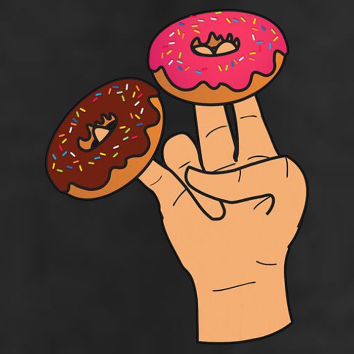 2 In The Pink 1 In The Stink Dirty Humor Donut Golf Towel
