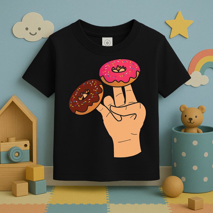 2 In The Pink 1 In The Stink Dirty Humor Donut Toddler T-Shirt