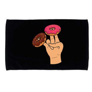 2 In The Pink 1 In The Stink Dirty Humor Donut Microfiber Hand Towel