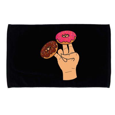 2 In The Pink 1 In The Stink Dirty Humor Donut Microfiber Hand Towel