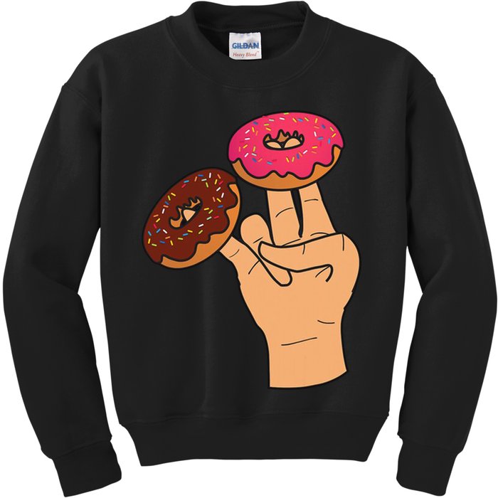 2 In The Pink 1 In The Stink Dirty Humor Donut Kids Sweatshirt