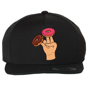 2 In The Pink 1 In The Stink Dirty Humor Donut Wool Snapback Cap