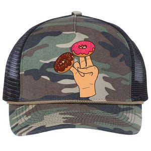 2 In The Pink 1 In The Stink Dirty Humor Donut Retro Rope Trucker Hat Cap