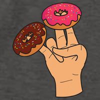 2 In The Pink 1 In The Stink Dirty Humor Donut Vector Backpack