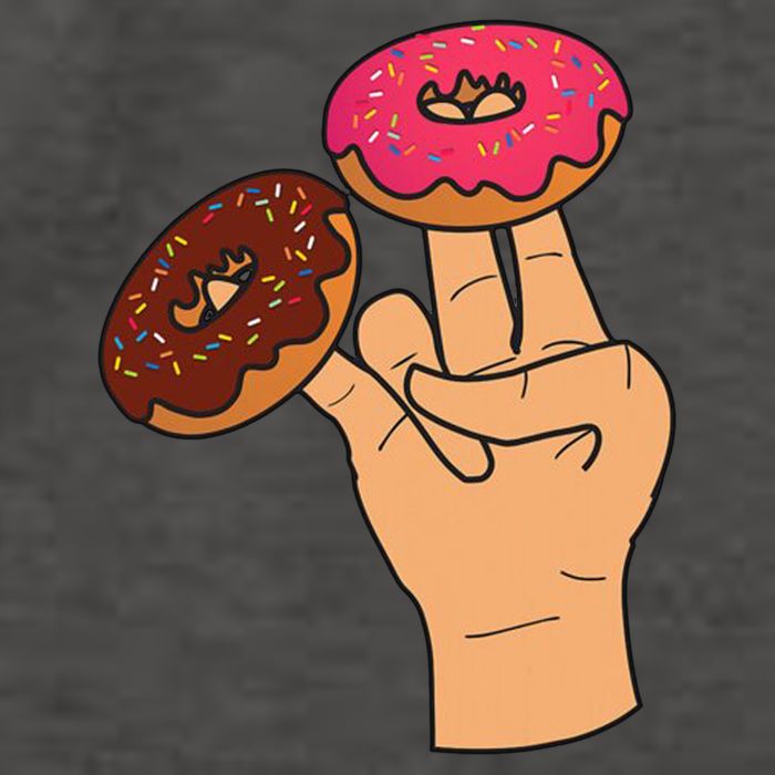 2 In The Pink 1 In The Stink Dirty Humor Donut Vector Backpack