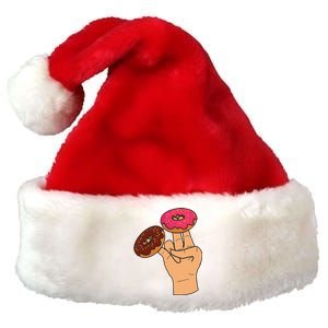 2 In The Pink 1 In The Stink Dirty Humor Donut Premium Christmas Santa Hat