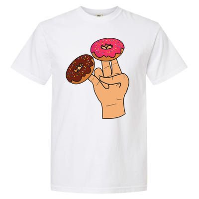 2 In The Pink 1 In The Stink Dirty Humor Donut Garment-Dyed Heavyweight T-Shirt