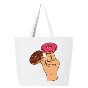 2 In The Pink 1 In The Stink Dirty Humor Donut 25L Jumbo Tote