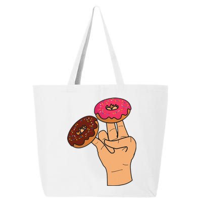 2 In The Pink 1 In The Stink Dirty Humor Donut 25L Jumbo Tote