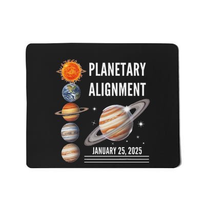 25 January 2025 7 Aligned Planets Planetary Alignment 2025 Mousepad