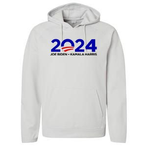 2024 Joe Biden Kamala Harris Performance Fleece Hoodie