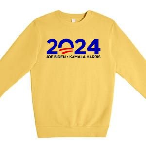 2024 Joe Biden Kamala Harris Premium Crewneck Sweatshirt