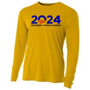 2024 Joe Biden Kamala Harris Cooling Performance Long Sleeve Crew