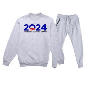 2024 Joe Biden Kamala Harris Premium Crewneck Sweatsuit Set