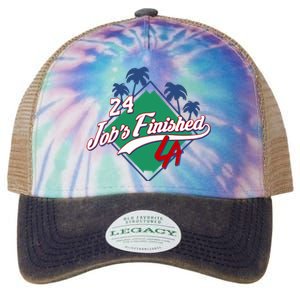 ‪24 JobS Finished La‬ Legacy Tie Dye Trucker Hat