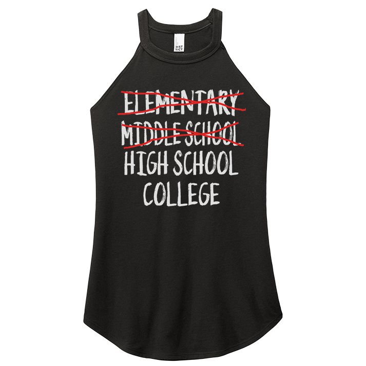 2025 Junior High Graduation Funny Middle School Graduation Women's Perfect Tri Rocker Tank