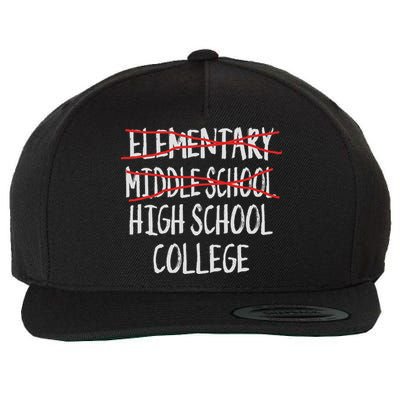 2025 Junior High Graduation Funny Middle School Graduation Wool Snapback Cap