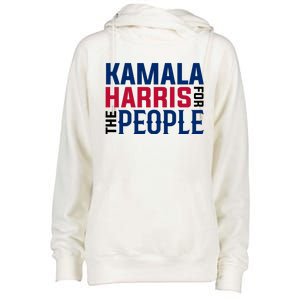 2024 Kamala Harris For The People Womens Funnel Neck Pullover Hood