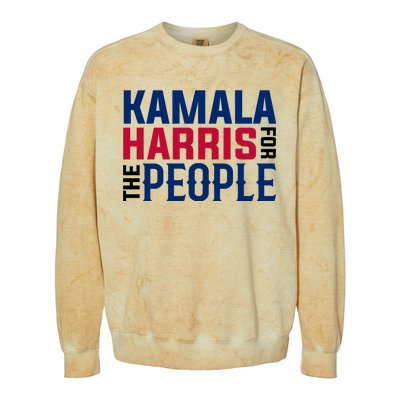 2024 Kamala Harris For The People Colorblast Crewneck Sweatshirt