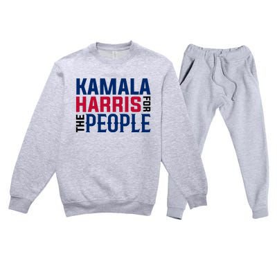 2024 Kamala Harris For The People Premium Crewneck Sweatsuit Set