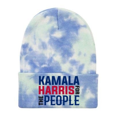 2024 Kamala Harris For The People Tie Dye 12in Knit Beanie