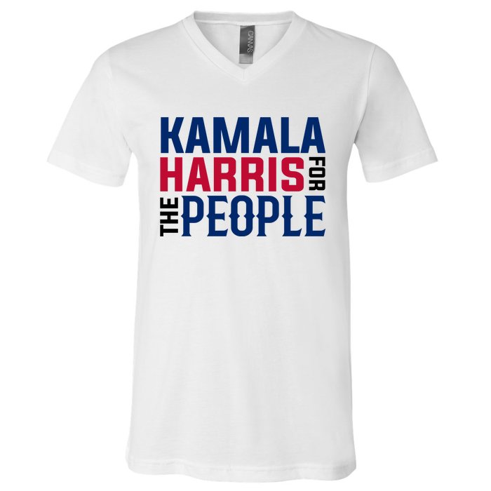 2024 Kamala Harris For The People V-Neck T-Shirt