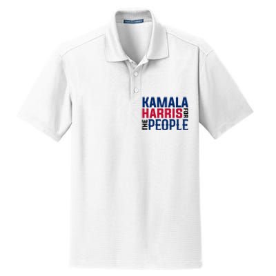 2024 Kamala Harris For The People Dry Zone Grid Polo