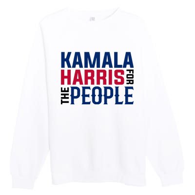 2024 Kamala Harris For The People Premium Crewneck Sweatshirt