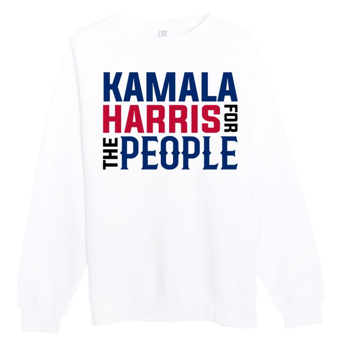 2024 Kamala Harris For The People Premium Crewneck Sweatshirt