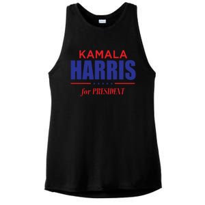 2024 Kamala Harris For President Ladies PosiCharge Tri-Blend Wicking Tank