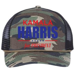 2024 Kamala Harris For President Retro Rope Trucker Hat Cap