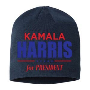 2024 Kamala Harris For President Sustainable Beanie