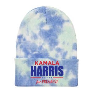 2024 Kamala Harris For President Tie Dye 12in Knit Beanie