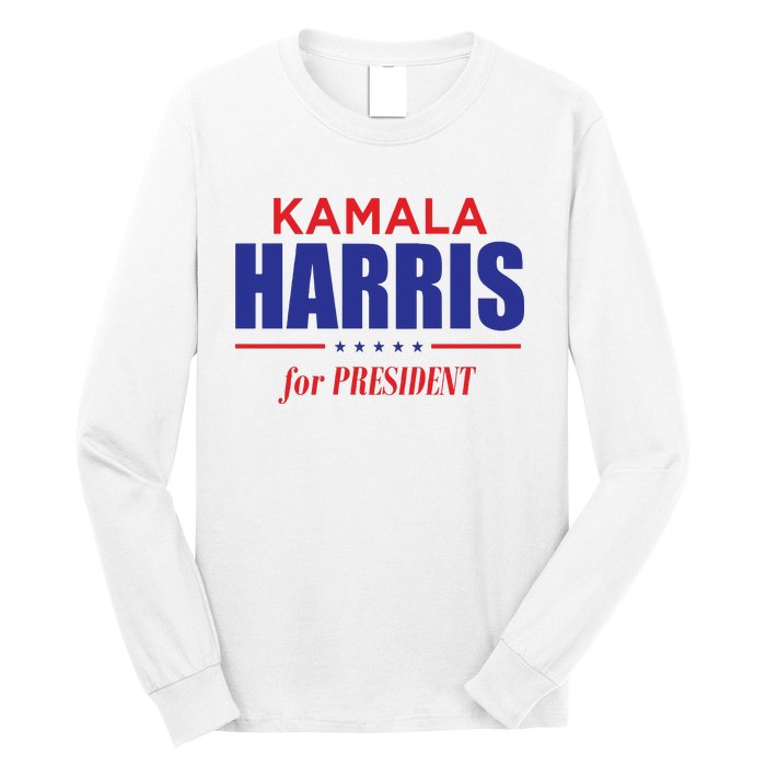 2024 Kamala Harris For President Long Sleeve Shirt