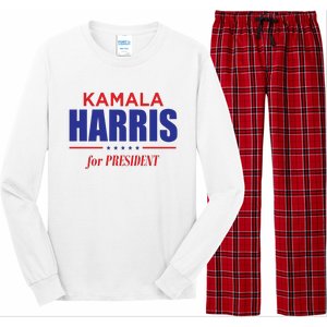 2024 Kamala Harris For President Long Sleeve Pajama Set