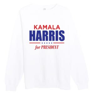 2024 Kamala Harris For President Premium Crewneck Sweatshirt