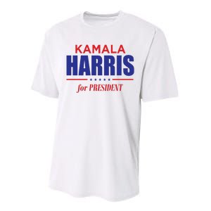 2024 Kamala Harris For President Performance Sprint T-Shirt