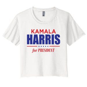 2024 Kamala Harris For President Women's Crop Top Tee