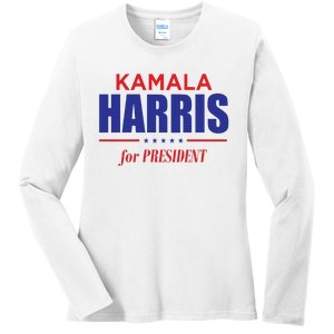 2024 Kamala Harris For President Ladies Long Sleeve Shirt