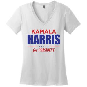 2024 Kamala Harris For President Women's V-Neck T-Shirt