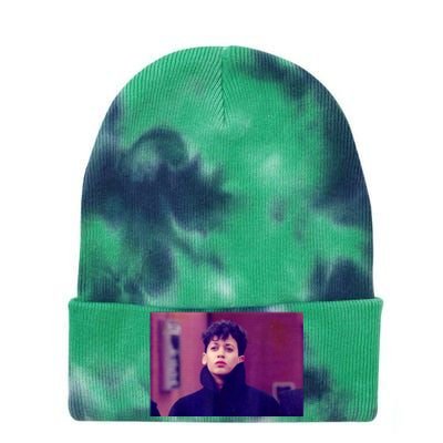 2024 Kamala Harris College Days Photo Tie Dye 12in Knit Beanie