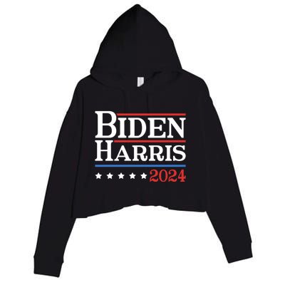 2024 Kamala Harris Joe Biden Gift Crop Fleece Hoodie