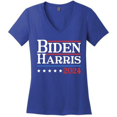 2024 Kamala Harris Joe Biden Gift Women's V-Neck T-Shirt