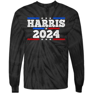 2024 Kamala Harris Tie-Dye Long Sleeve Shirt