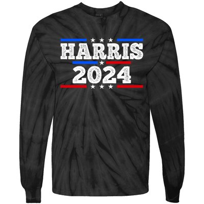 2024 Kamala Harris Tie-Dye Long Sleeve Shirt