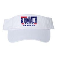 2024 Kamala Im With Her Vintage Election Valucap Bio-Washed Visor