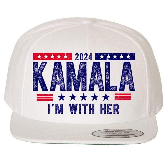 2024 Kamala Im With Her Vintage Election Wool Snapback Cap