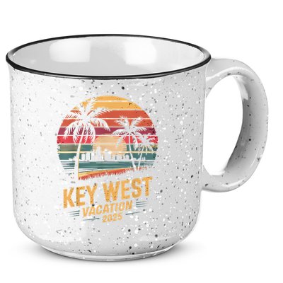 2025 Key West Vacation Family Trip Friends Vacation Matching 15oz Campfire Ceramic Mug